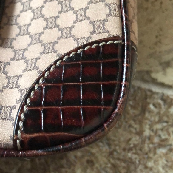 Authentic Celine exotic skin handbag w dust cover - Picture 8 of 9